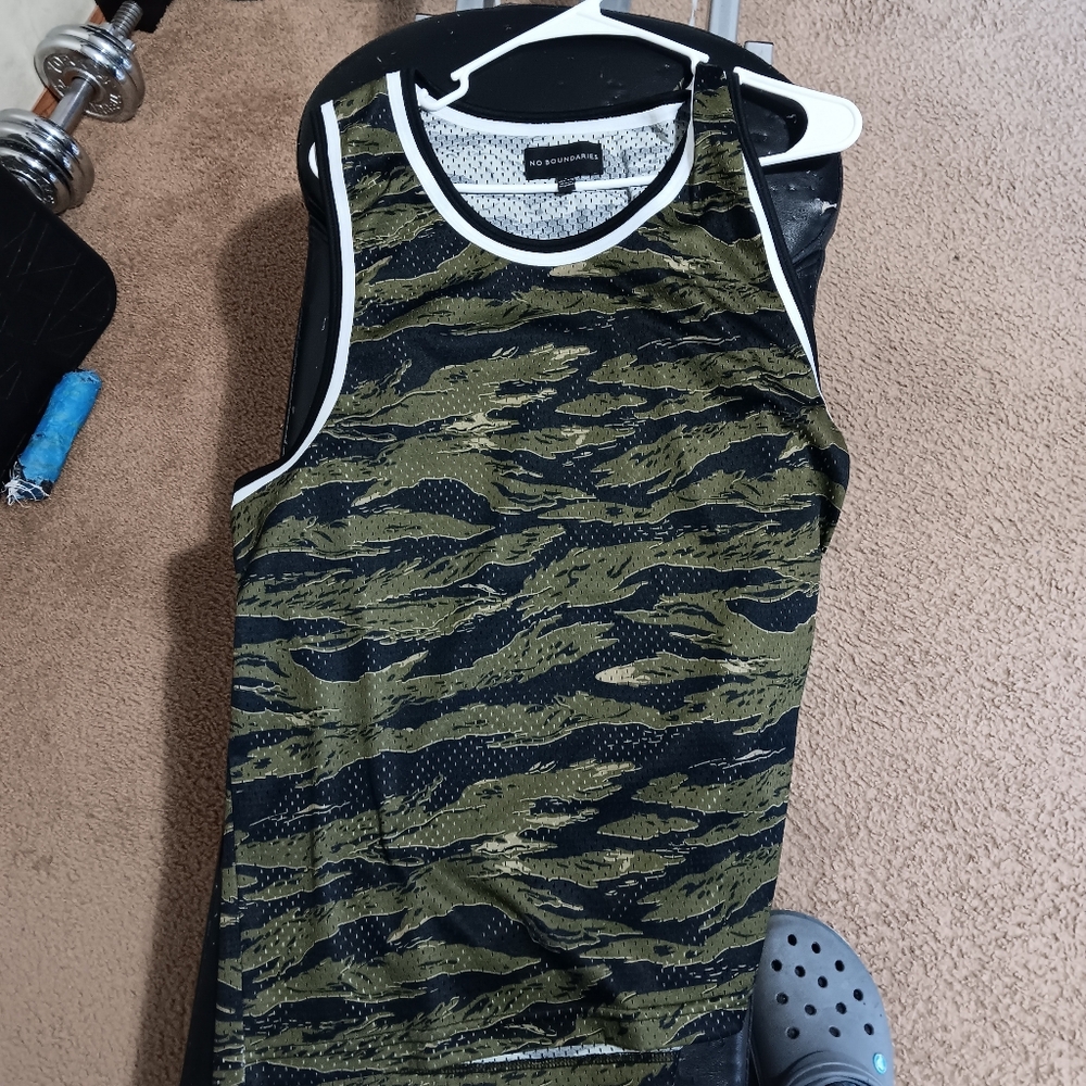 camouflage tank top